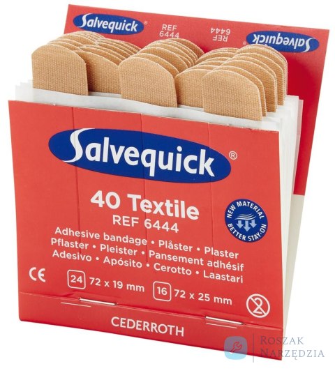 Opakowanie uzupełniające Salvequick bandaże na palce 6x40 tekstylne