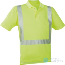 Koszulka polo ostrzegawcza fluorescencyjna żółta, rozmiar 2XL