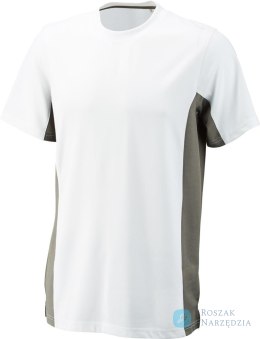 Koszulka polo Function Cont., roz. 2XL, biały-indigo