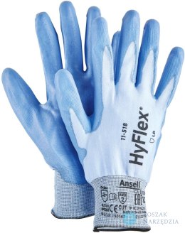 Rękawice montażowe HyFlex 11-518, rozmiar 6 Ansell