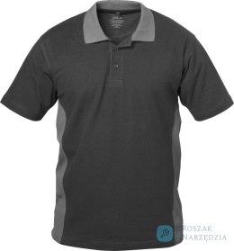 Koszulka polo Sevilla, rozmiar L, czarna/szara