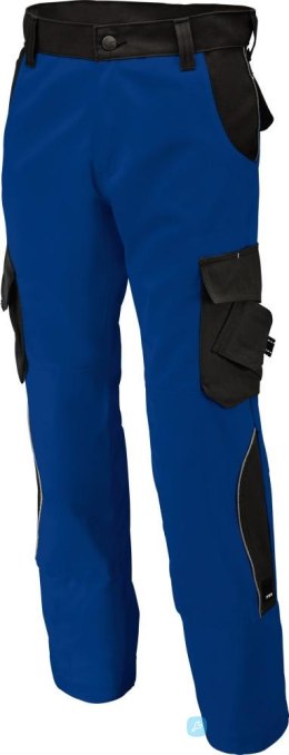 Spodnie robocze BRUNO, niebiesko-czarne, rozmiar 48