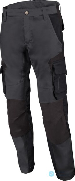 Spodnie robocze FLORIAN, antracytowo-czarne, rozmiar 48