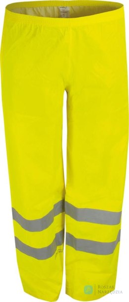Spodnie przeciwdeszczowe RHG, rozmiar S, żółte