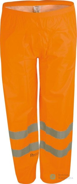 Spodnie przeciwdeszczowe RHO, rozmiar L, pomarańczowe