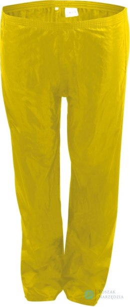 Zestaw przeciwdeszczowy (spodnie/ kurtka), rozmiar 2XL, żółty
