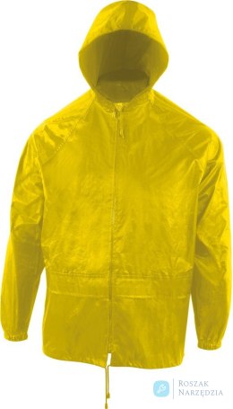 Zestaw przeciwdeszczowy (spodnie/ kurtka), rozmiar L, żółty