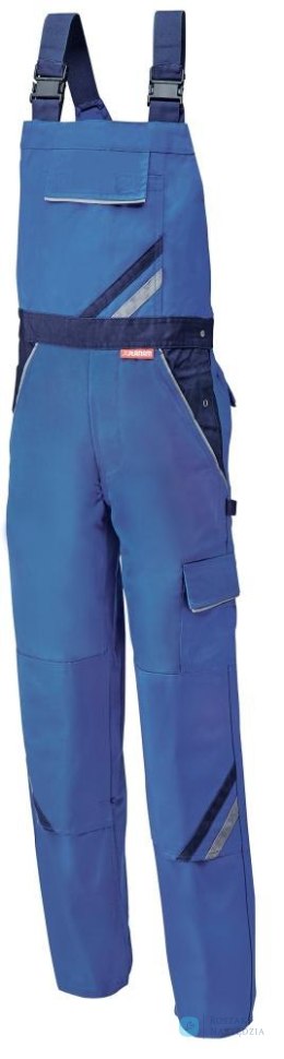 Spodnie ogrodniczki Highline, rozmiar 50, królewski błękit/navy