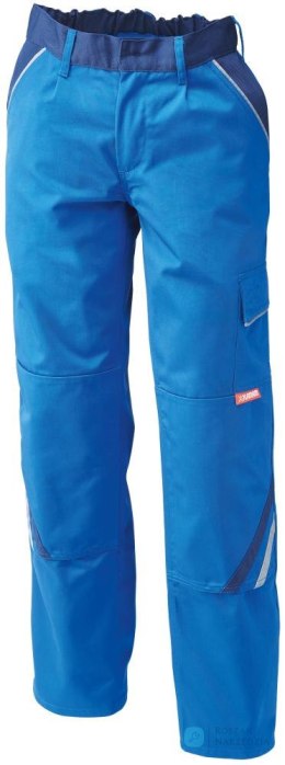 Spodnie z paskiem w talii Highline, rozmiar 48, królewski błękit