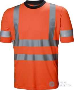 Koszulka ostrzegawcza ADDVIS, rozmiar L, pomarańczowy ostrzegawczy