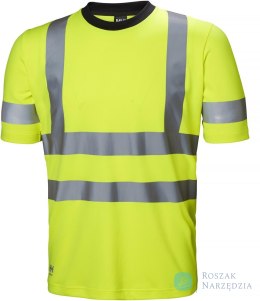 Koszulka ostrzegawcza ADDVIS, rozmiar XL, żółty ostrzegawczy