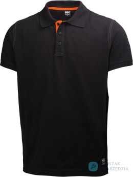 Koszulka polo Oxford, rozmiar L, czarna