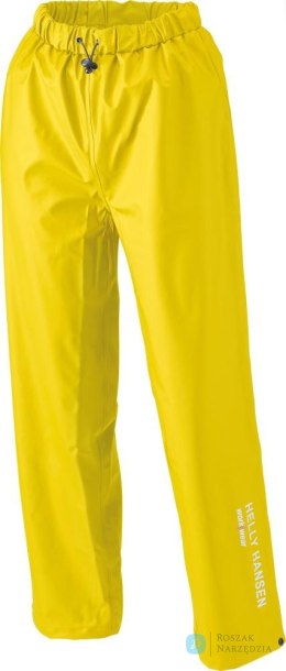 Spodnie przeciwdeszczowe Voss, PU stretch, rozmiar L, żółte
