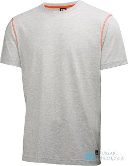 T-shirt Oxford, rozmiar L, szaro-motylkowy