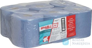 WYPALL L10 Chusteczki higieniczne 18, 5x38cm niebieskie 525 szt.