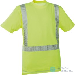 Koszulka odblaskowa jaskrawo żółta, rozmiar S neutralna linia produktów