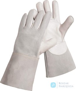 Rękawice, skóra dwoinowa typ 10, 35cm, roz. 10 (10 par)