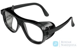 Uniwersalne okulary ochronne 870 PC bezbarwne, ramka czarna