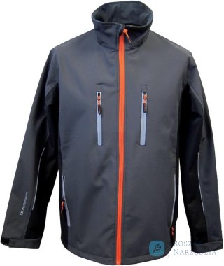 Kurtka softshell 61270, ciemnoszary/czarny, rozmiar L