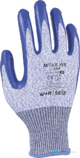 Rękawice chroniące przed przecięciem Mitar WB EcoGrip roz. 10 W+R