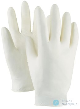 Rękawice jednorazowe Colombo, lateks, roz. 8, (opak. 100 szt.)