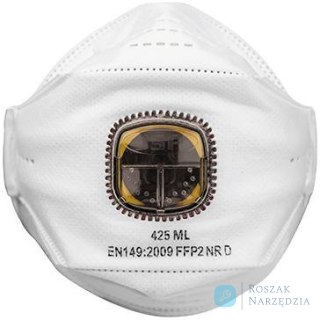 Półmaska 425ML, FFP2, z zaworem opakowanie 10 szt.