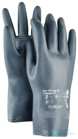 Rękawice Camapren 720, rozmiar 10, czarne (10 par)