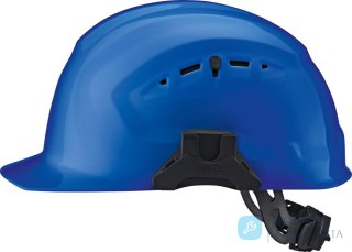 Kask ochronny CrossGuard z blokadą skrętną, niebieski