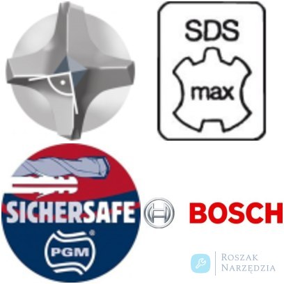 Wiertło udarowe SDS max8x 28x400x520mm EXPERT Bosch
