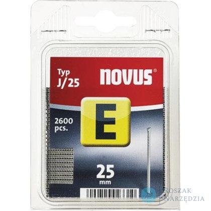 Gwóźdź E typ J 16 mm po 2600 szt. Novus