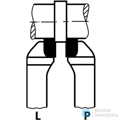 Nóż tokarski węgłębokich DIN4980 prawy 10x10x90mm P25/30 WILKE