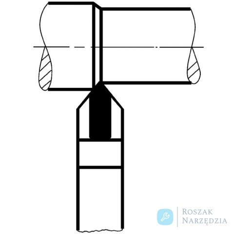 Nóż tokarski węgłębokich DIN4975 25x16x140mm P25/30 WILKE