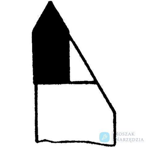 Nóż tokarski węglikowy podob.do DIN282,prawy 10x10x100mm P25/30 WILKE