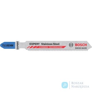 Brzeszczot do wyrzynarki Expert T 118 EHM,opak. 3szt. Bosch