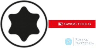 Zestaw kluczy trzpieniowych kątowych w uchwycie z tworzywa sztucznego 8-częściowy T6-T25 PB Swiss Tools