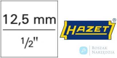 Grzechotka dwukierunkowa z przełącznikiem 1/2", 415mm, 90-zębów, 916HPL HAZET