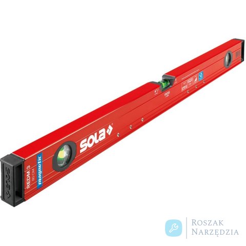 Poziomica magnetyczna LM Big REDM 3 80cm powlek.proszkowo Sola