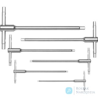 Zestaw wkrętaków z rękojeścią poprzeczną z uchwytem ślizgowym 5-częściowy, 2,5-6mm PB Swiss Tools