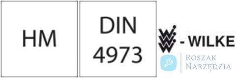 Nóż tokarski węgłębokich DIN4973 prawy 8x8x125mm P25/30 WILKE Nóż tokarski węgłębokich DIN4973 prawy 8x8x125mm P25/30 WILKE