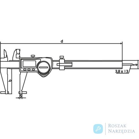 Suwmiarka cyfrowa,zestaw 16EWRi-V 200mm Universal MAHR