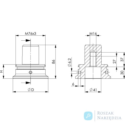 Podstawa do sytemu modułowego 6425 FB AMF