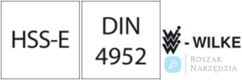 Nóż tokarski HSSE  DIN4952R, 12x12x110mm WILKE