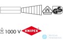 Szczypce płaskie VDE, 180mm, z tworzywa sztucznego, 98 62 01, KNIPEX