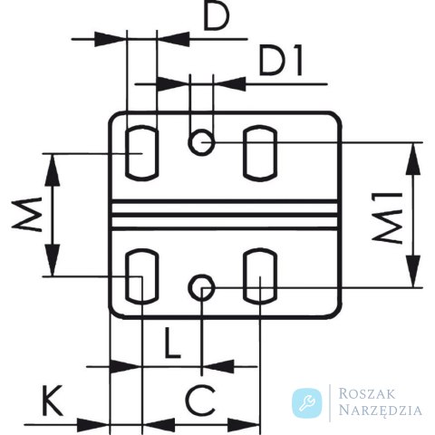 Docisk szybkomoc.poziomy 6830 wlk.6 AMF