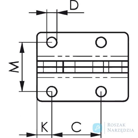 Docisk szybkomoc.poziomy 6830 wlk.6 AMF