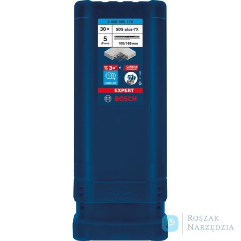 Wiertło udarowe SDSplus7x 5x100x165mm 30St EXPERT Bosch Wiertło udarowe SDSplus7x 5x100x165mm 30St EXPERT Bosch