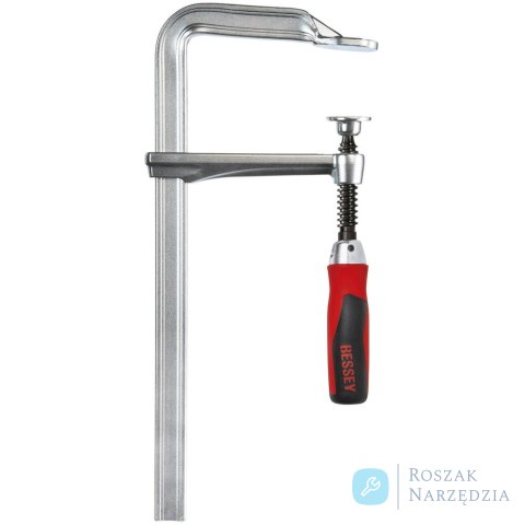 Ścisk śrubowy, stalowy z rękojeścią 2-kompon. 250x120mm rękoj.składana Bessey Ścisk śrubowy, stalowy z rękojeścią 2-kompon. 250x120mm rękoj.składana Bessey