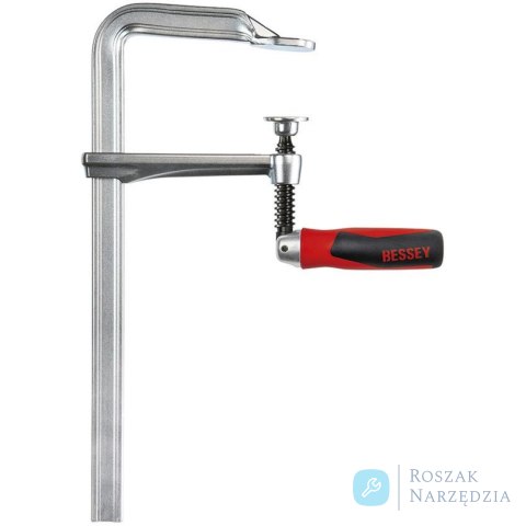 Ścisk śrubowy, stalowy z rękojeścią 2-kompon. 250x120mm rękoj.składana Bessey Ścisk śrubowy, stalowy z rękojeścią 2-kompon. 250x120mm rękoj.składana Bessey
