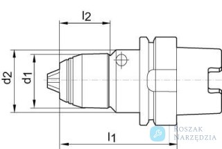 Uchwyt wiertarski CNC AKL DIN69893 1-16mm HSK63 ALBRECHT