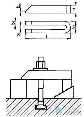 Łapa dociskowa DIN 6315B 14x200mm AMF